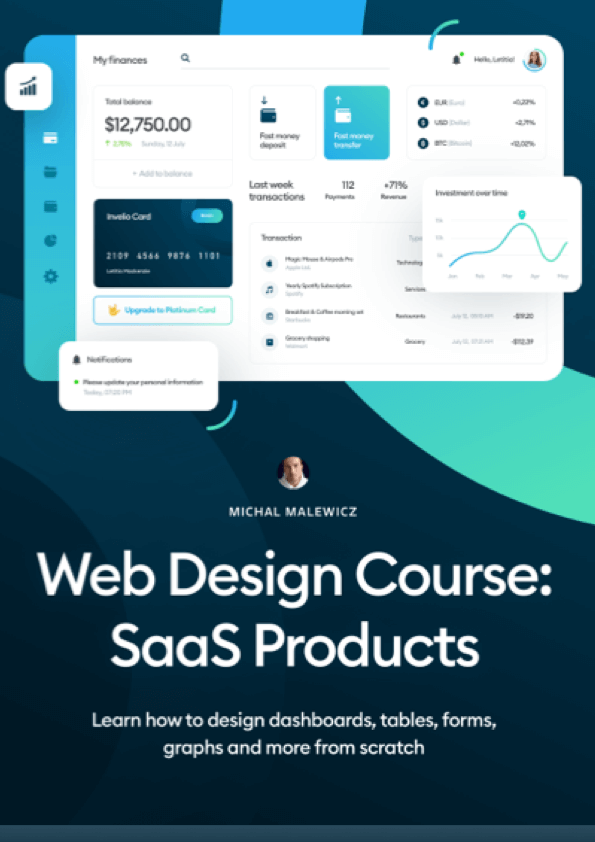 Web design course: SaaS products
