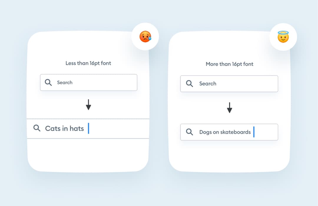 Label Fonts Ux Design Tips Squareplanet