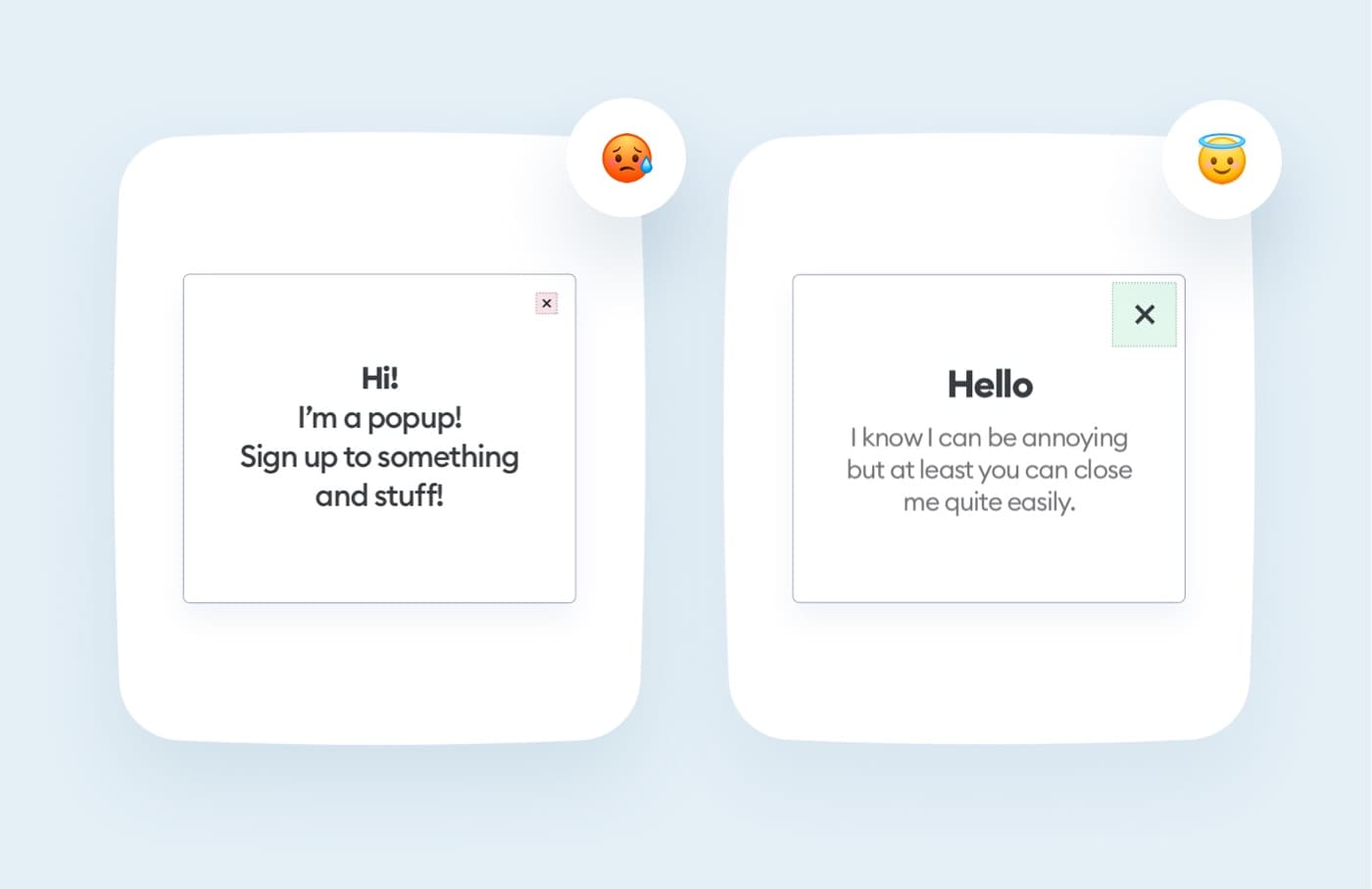 Popups