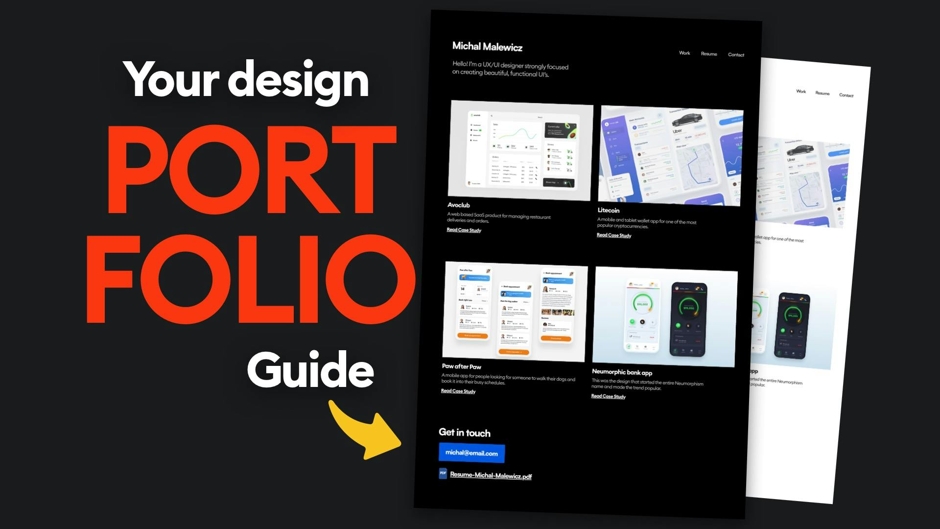 Portfolio UX step by step guide